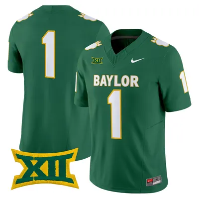 #1 Team Baylor Bears Throwback Jersey Stitched