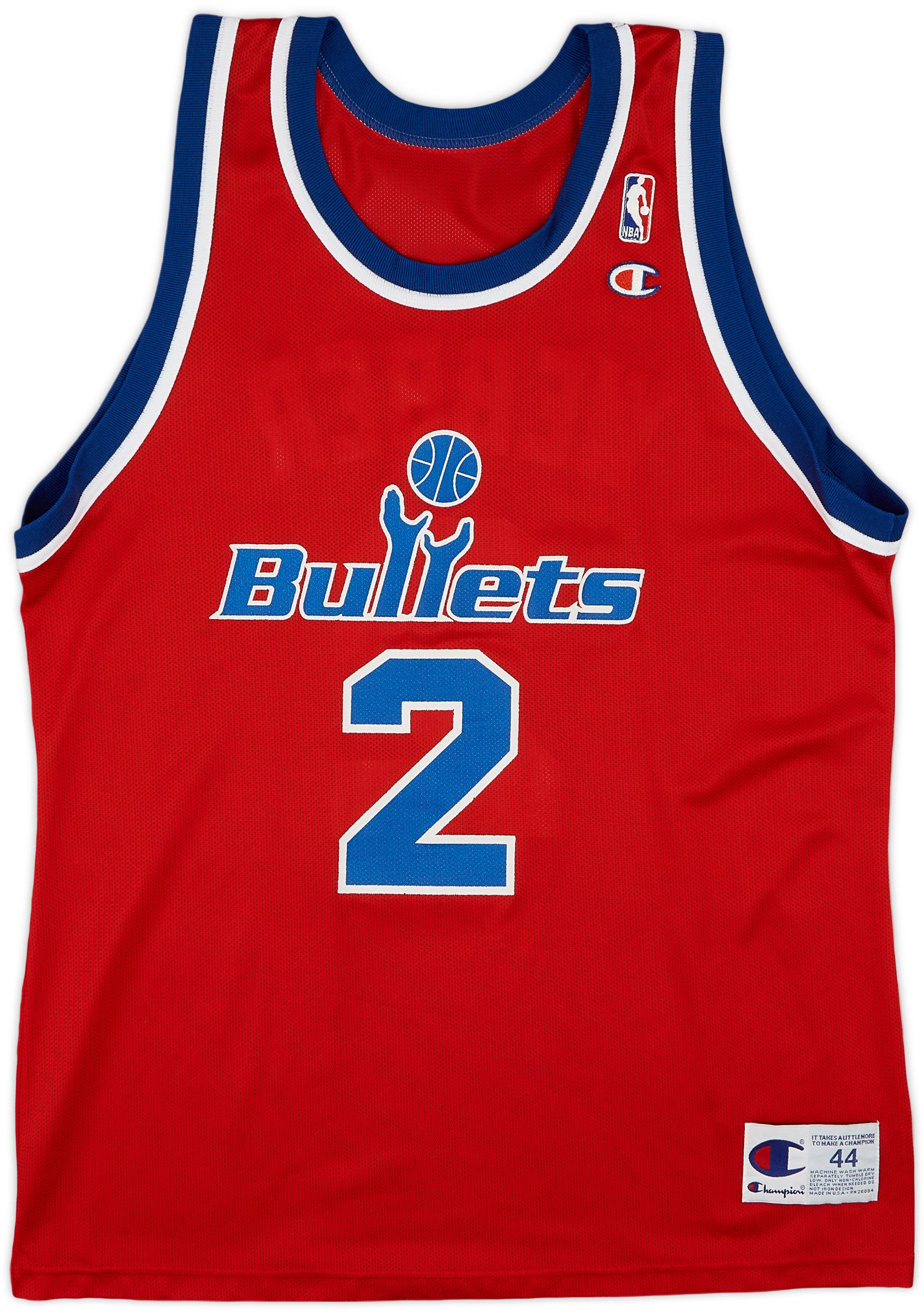 1994-95 Washington Bullets Webber #2 Away Jersey (Excellent)