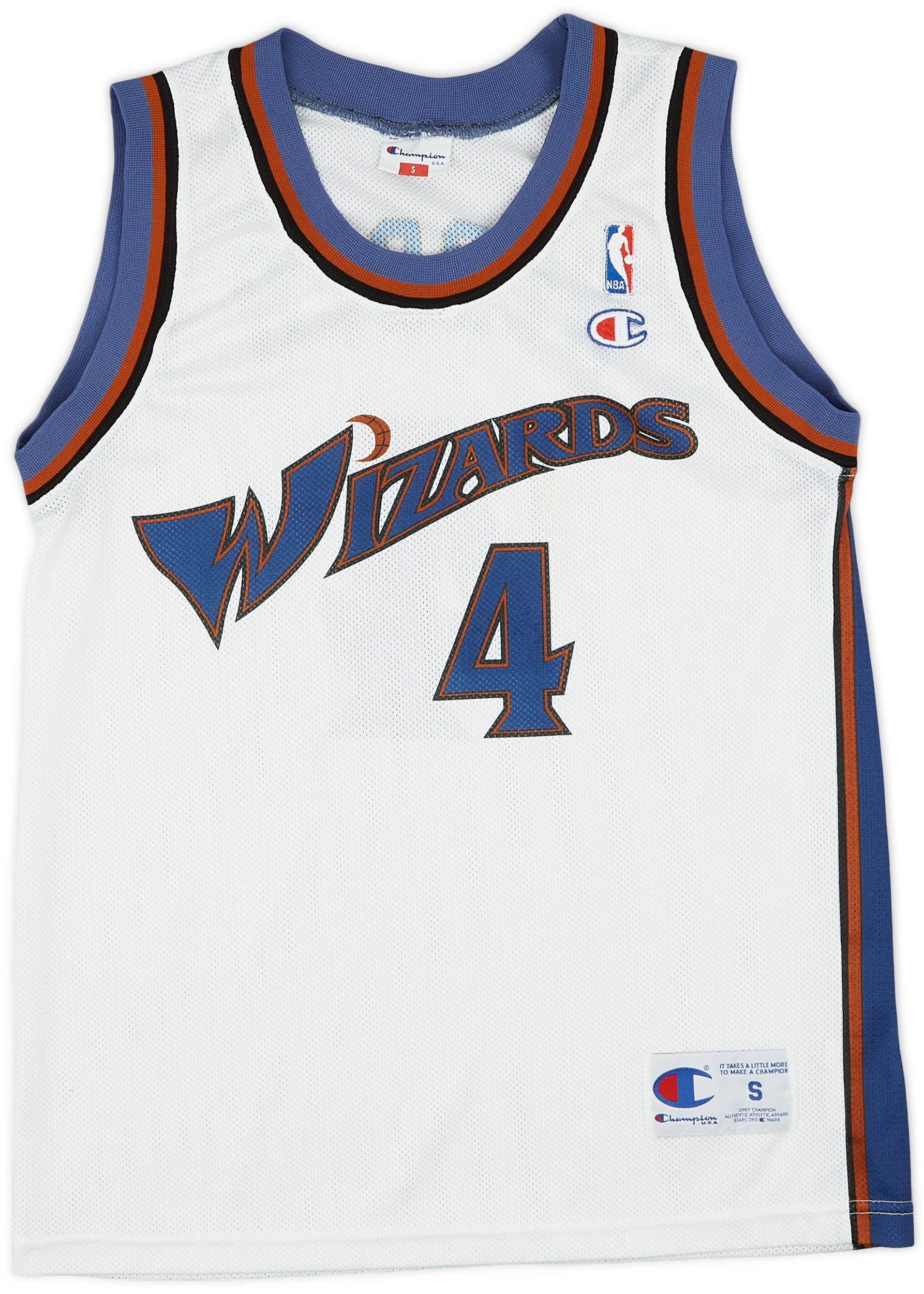 1997-98 Washington Wizards Webber #4 Home Jersey (Excellent)