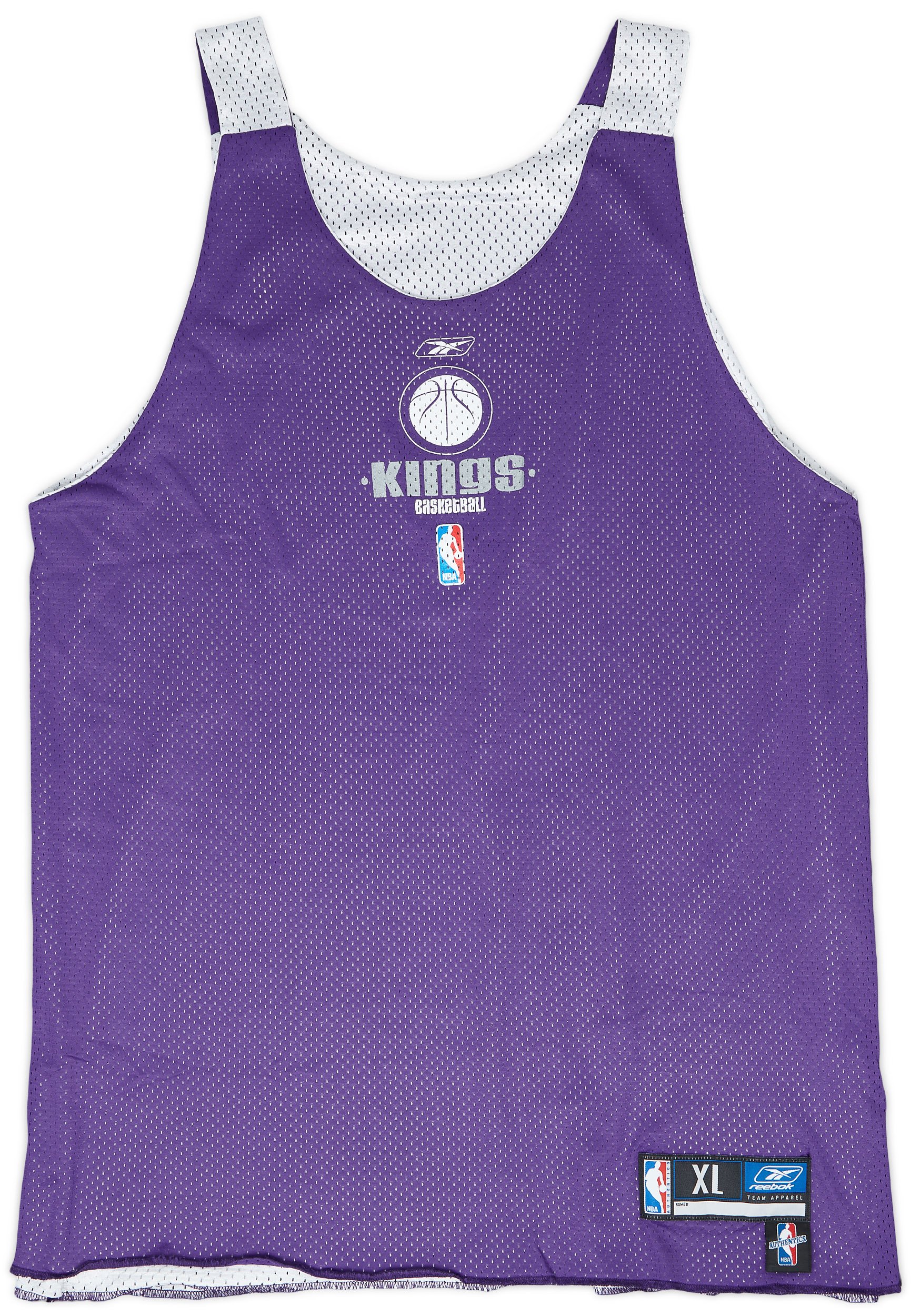 2001-06 Sacramento Kings Training Jersey (Reversible)