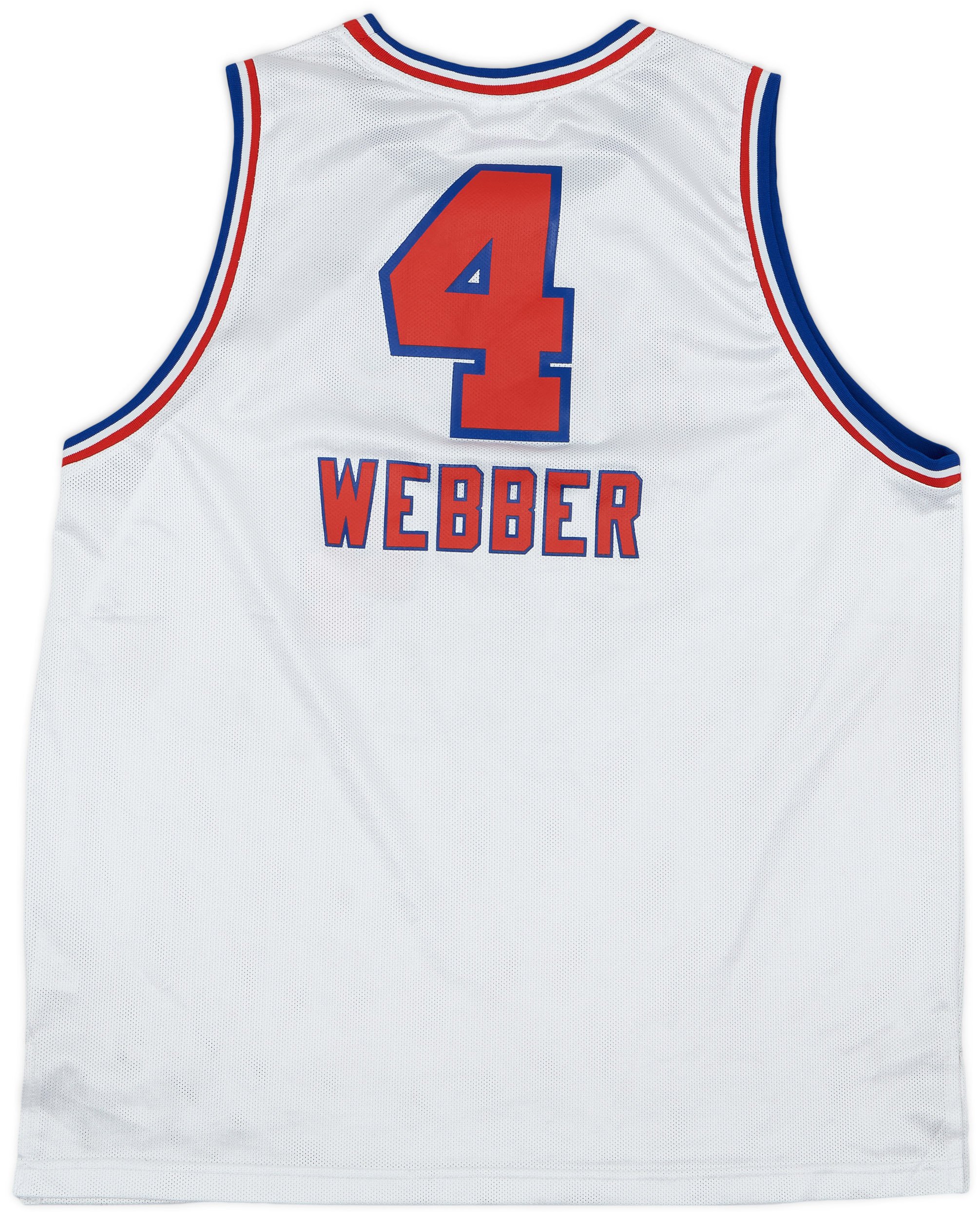 2003-04 Sacramento Kings Webber #4 Retro Jersey