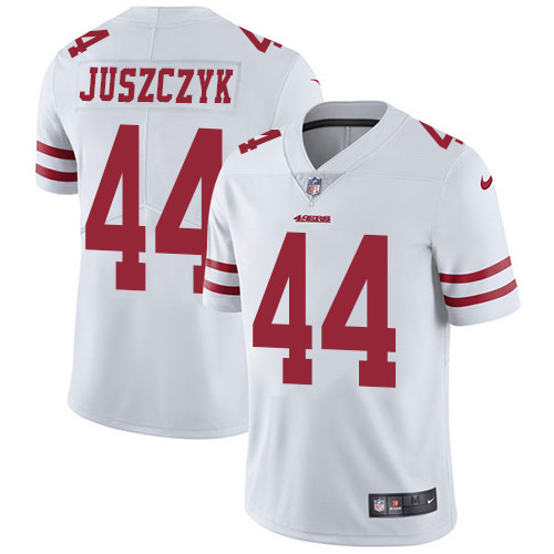 49ers 44 Kyle Juszczyk White Limited Jersey