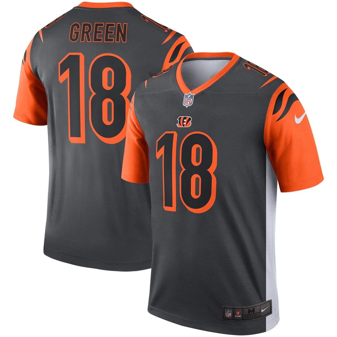 Aj Green Cincinnati Bengals Inverted Legend Jersey - Silver