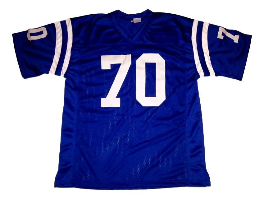Art Donovan 70 Custom Unsigned Blue Limited Jersey