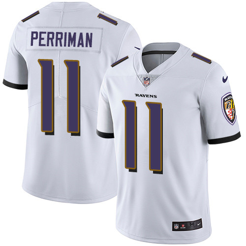 Baltimore Ravens 11 Breshad Perriman White Limited Jersey