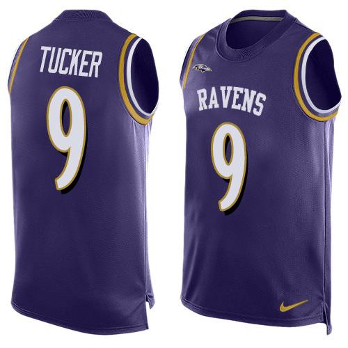 Baltimore Ravens 9 Justin Tucker Purple Limited Jersey - Edition 2