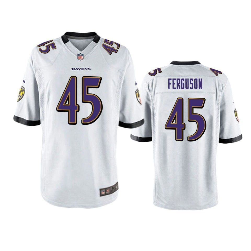 Baltimore Ravens Jaylon Ferguson 2019 Draft White Limited Jersey