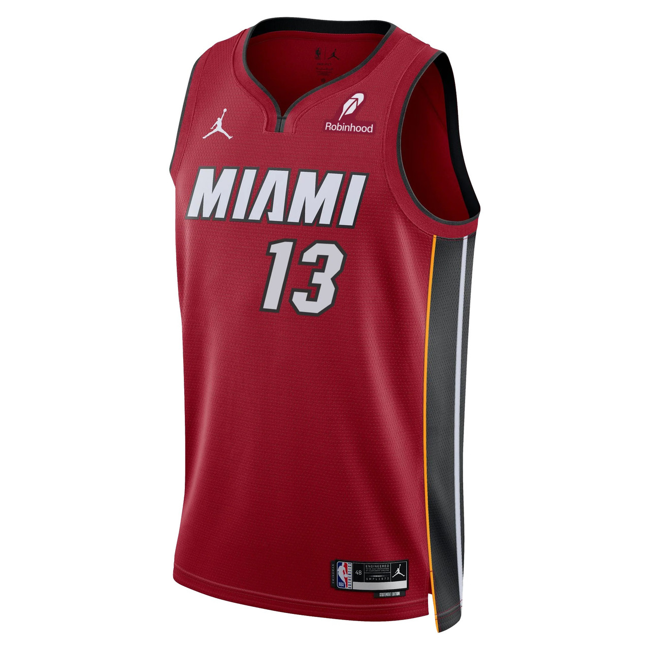 Bam Adebayo Statement Red Swingman Jersey