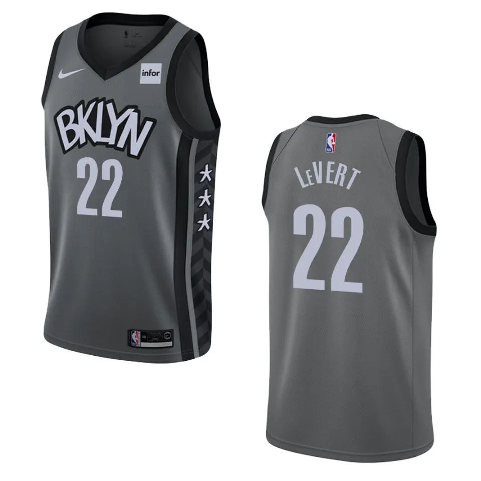 Brooklyn Nets Caris LeVert Gray Swingman Jersey - Statement Edition