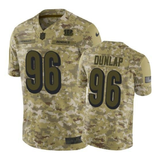 Carlos Dunlap Camo Cincinnati Bengals Limited Jersey