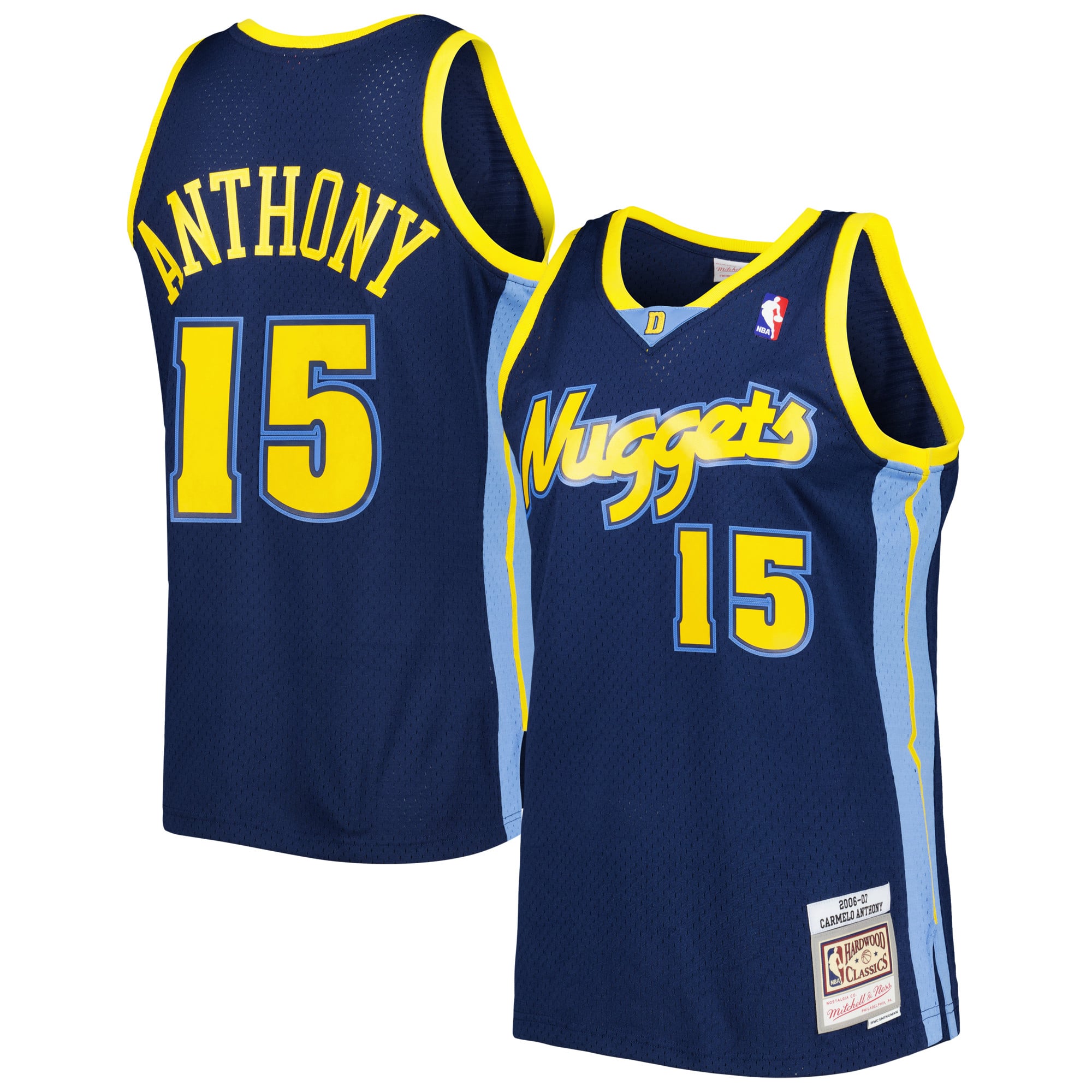 Carmelo Anthony Denver Nuggets Retro Jersey - Navy