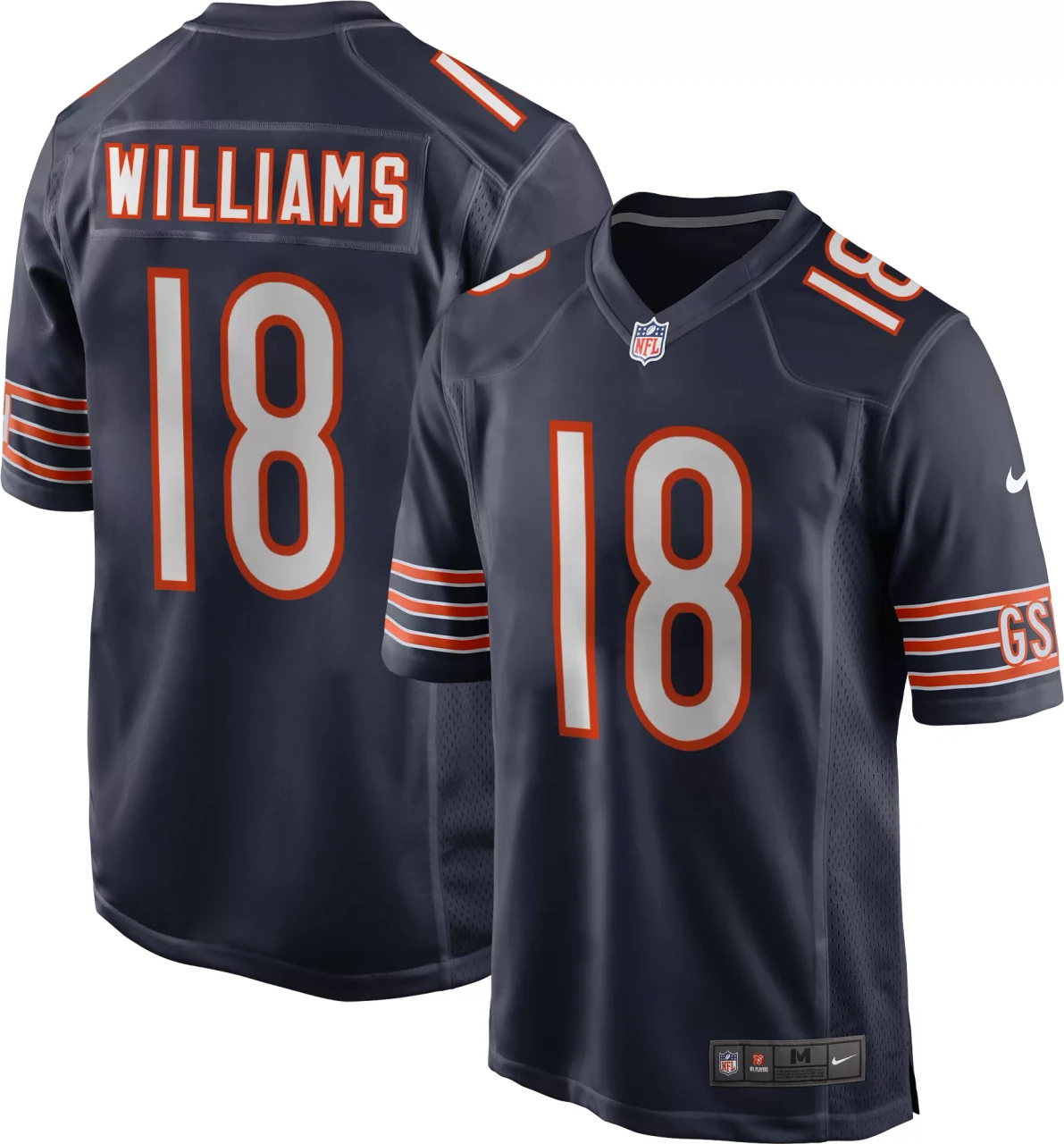 Chicago Bears Caleb Williams 18 Navy Limited Jersey