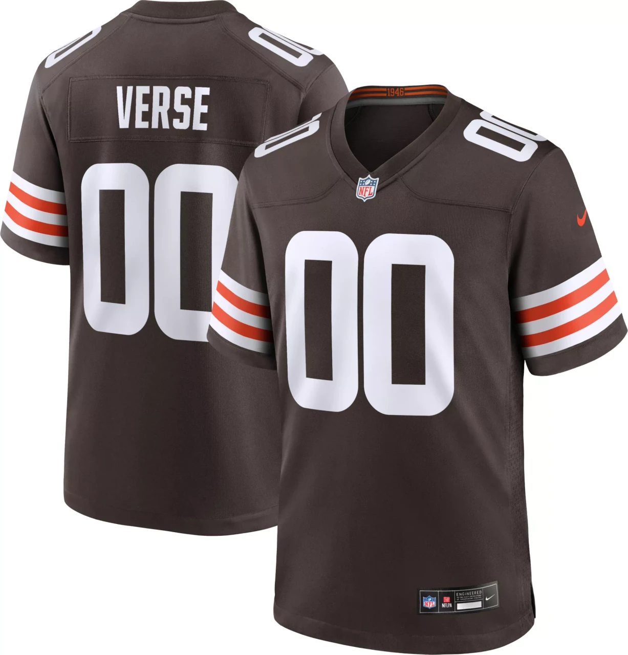 Cleveland Browns Jared Verse Brown Limited Jersey