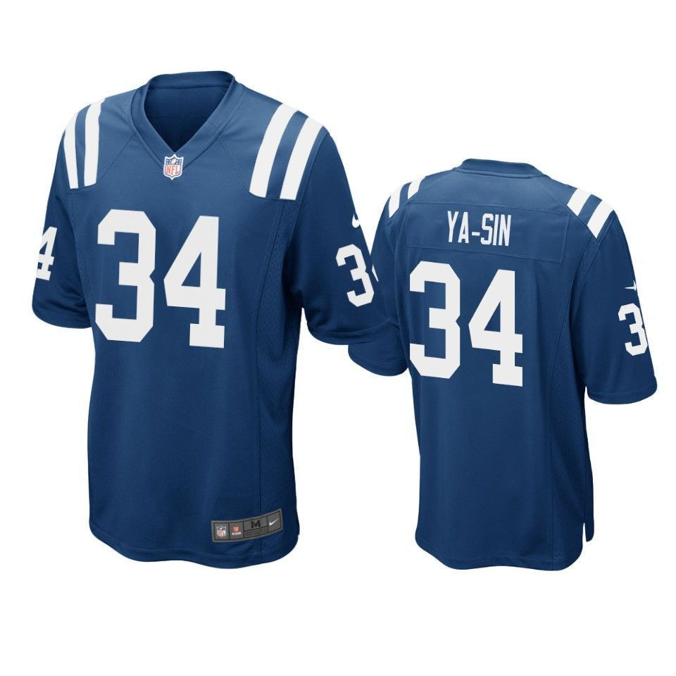 Colts Rock Ya Sin 2019 Draft Royal Limited Jersey - Edition 2