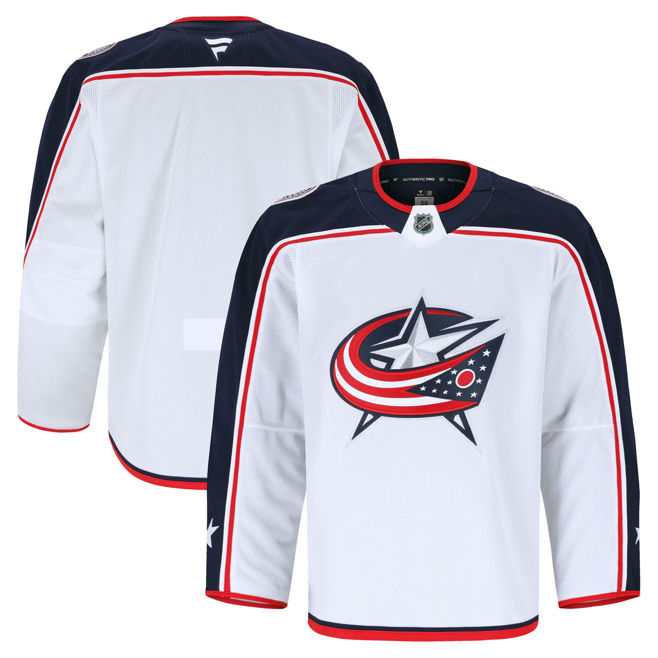 Columbus Blue Jackets Away Pro Jersey - White