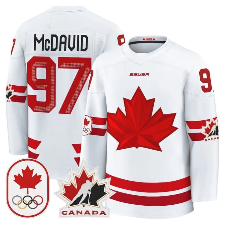 Connor McDavid Canada 2026 Olympic Limited Jersey - White