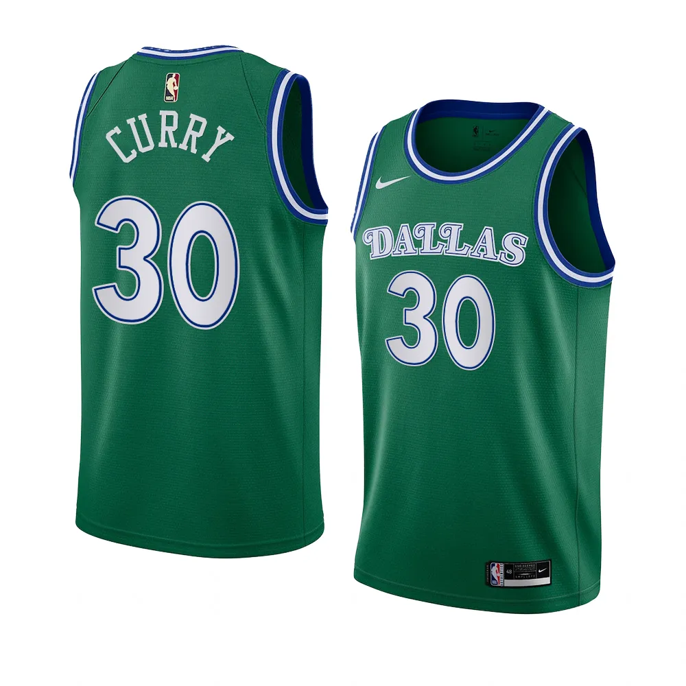 Dallas Mavericks Seth Curry Classic Edition Royal Jersey Men