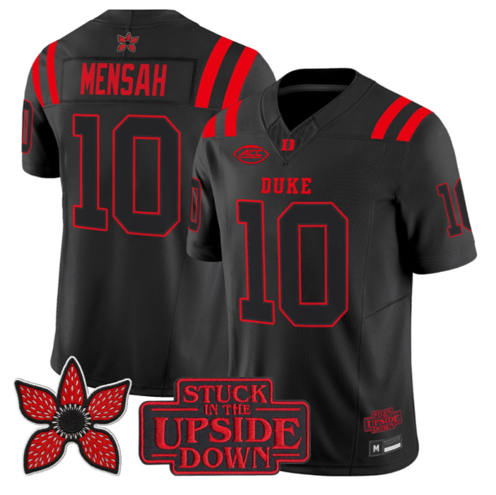 Darian Mensah #10 Duke Blue Devils Stranger Things Edition Limited Jersey