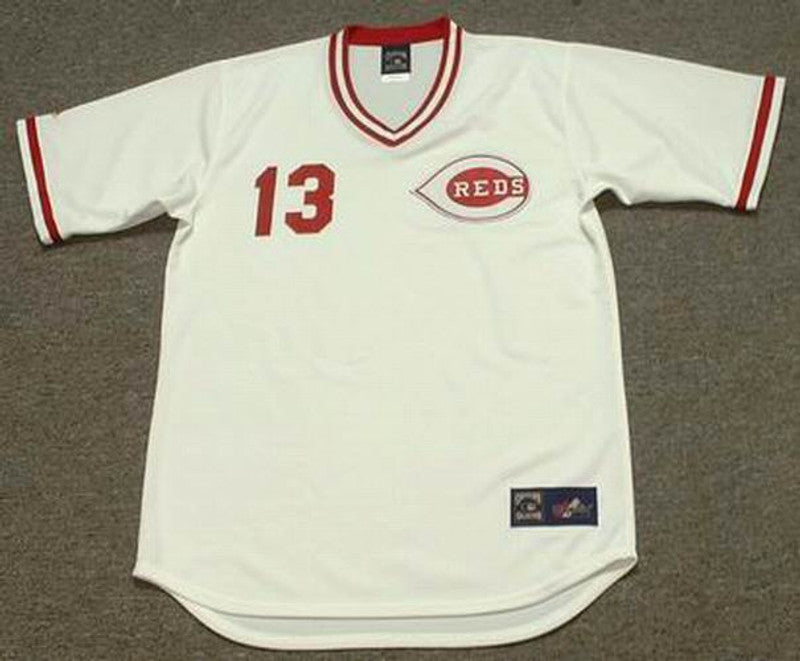 Dave Concepcion Cincinnati Reds 1975 Retro Home Baseball Stitched Jersey