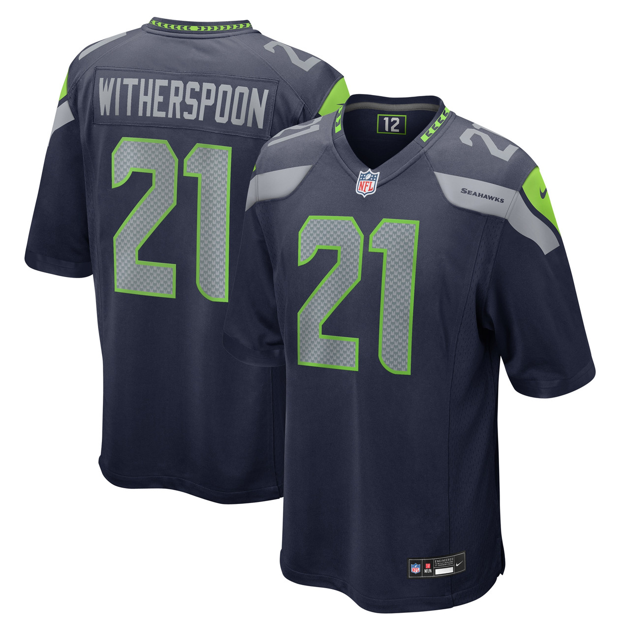 Devon Witherspoon #21 Seattle Seahawks Men'S College Limited Jersey - Navy