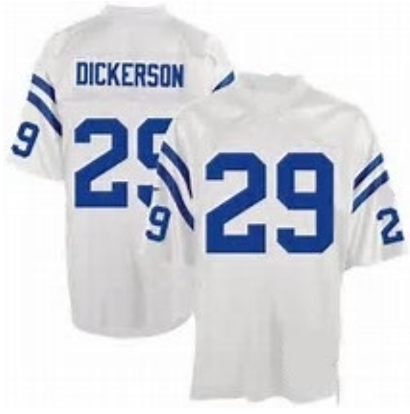 Eric Dickerson Indianapolis Colts Custom Throwback White Limited Jersey
