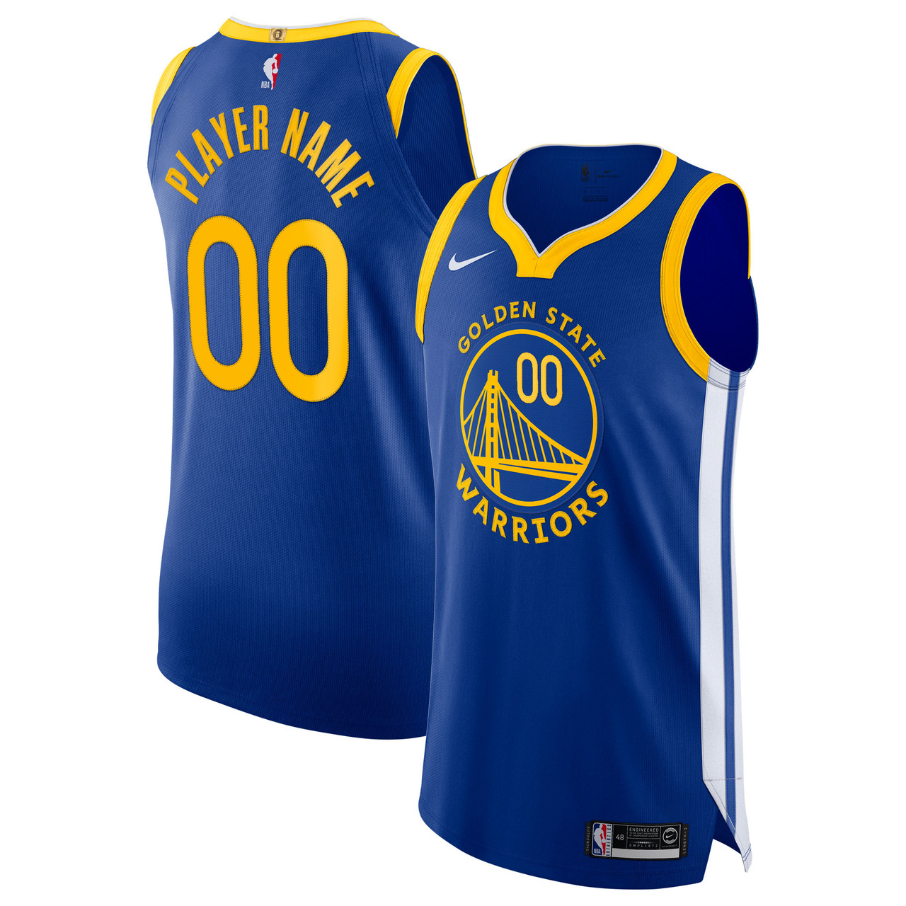 Golden State Warriors 2020/21 Icon Edition Custom Jersey - Blue