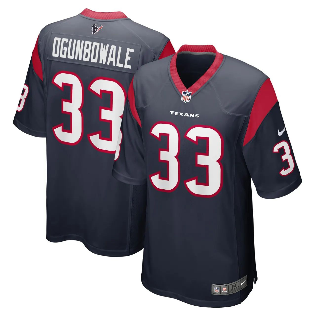 Houston Texans Dare Ogunbowale Navy Limited Football Jersey