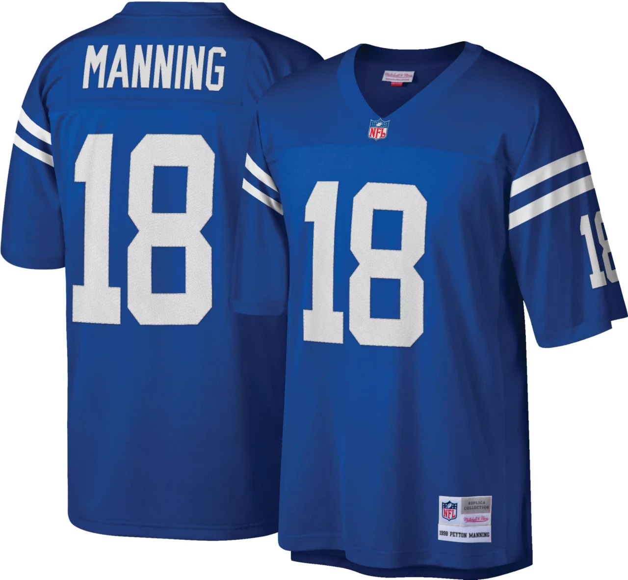 Indianapolis Colts Peyton Manning 18 1998 Throwback Limited Jersey