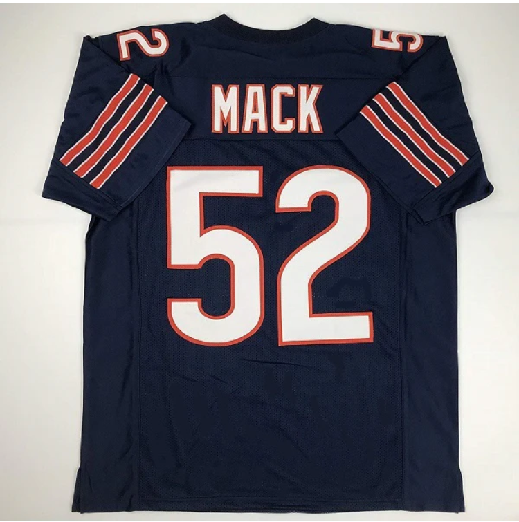 Khalil Mack Chicago Bears Custom Throwback Limited Jersey