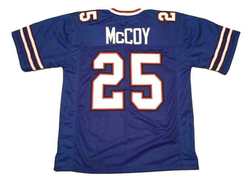 Lesean Mccoy Custom Unsigned Blue Limited Jersey
