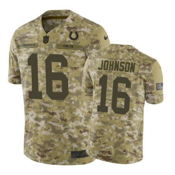 Marcus Johnson Camo Colts Limited Jersey