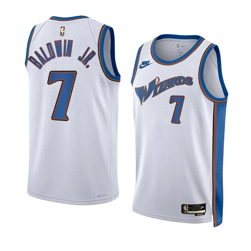 Men Patrick Baldwin Jr. Washington Wizards Classic Edition Jersey White