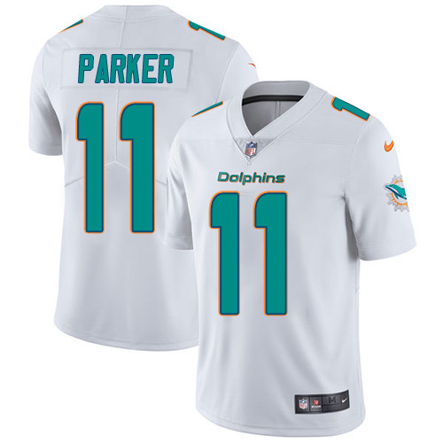 Miami Dolphins 11 Devante Parker White Limited Jersey - Edition 1