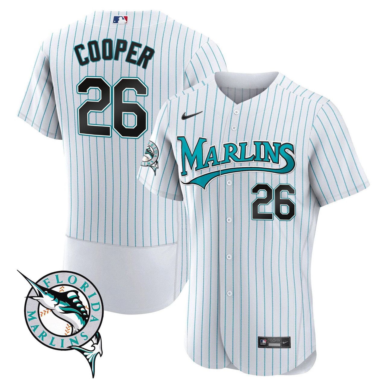 Miami Marlins Limited Throwback Flex Base Jersey