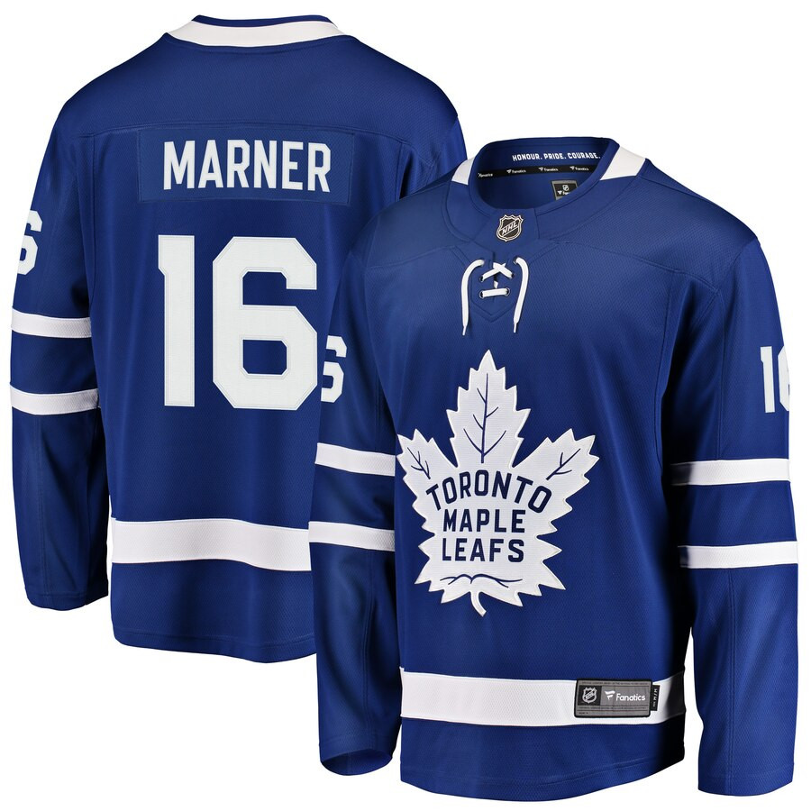 Mitchell Marner #16 Toronto Maple Leafs Premier Breakaway Player Jersey - Blue
