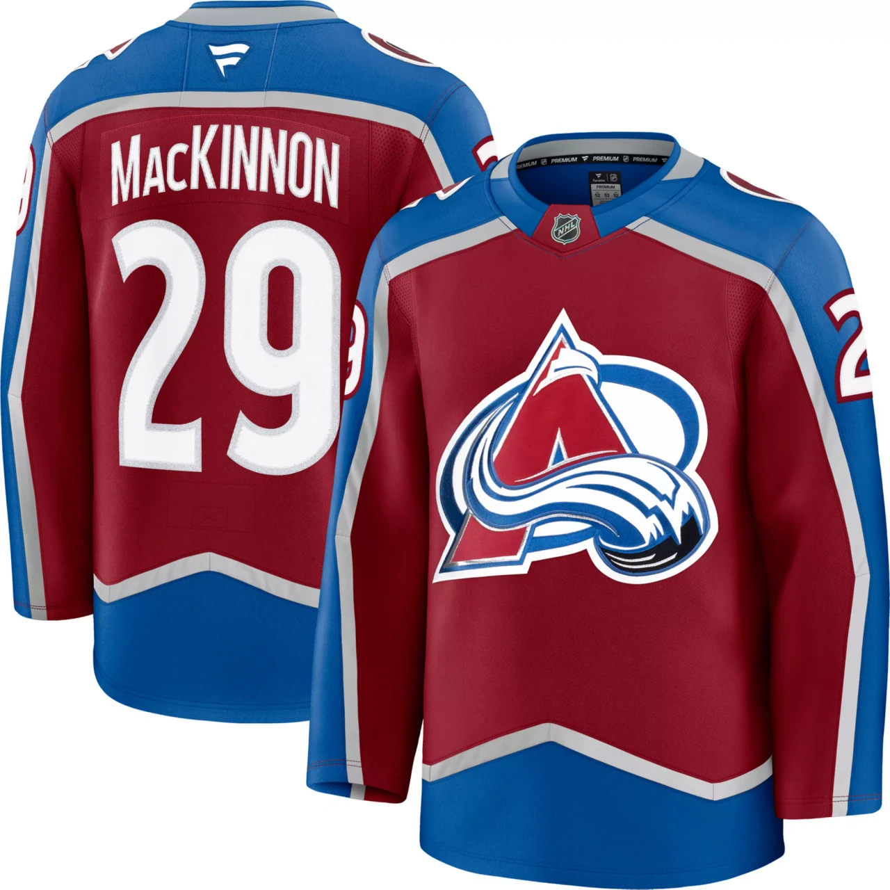 Nathan Mackinnon #29 Colorado Avalanche Premium Home Jersey - Maroon