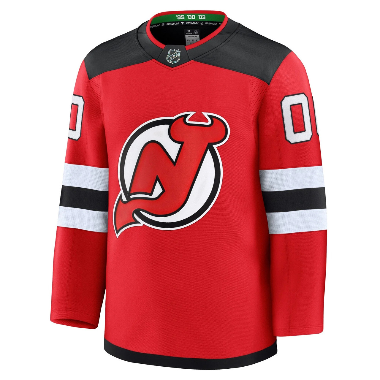 New Jersey Devils 2024 Customizable Premium Home Premier Breakaway Jersey