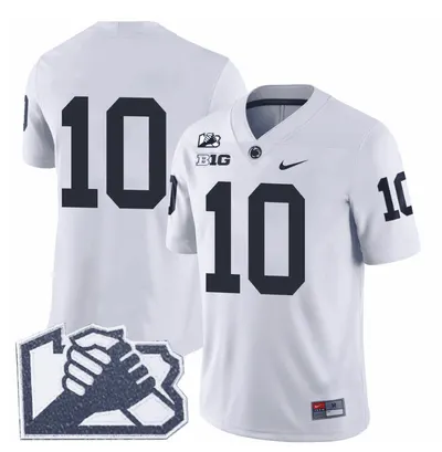 Nicholas Singleton #10 No Name Penn State Unity Patch Limited Jersey - White