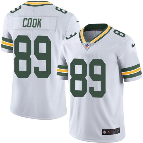 Packers 89 Jared Cook White Rush Limited Jersey