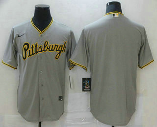 Pittsburgh Pirates Limited Blank Cool Base Jersey - Grey