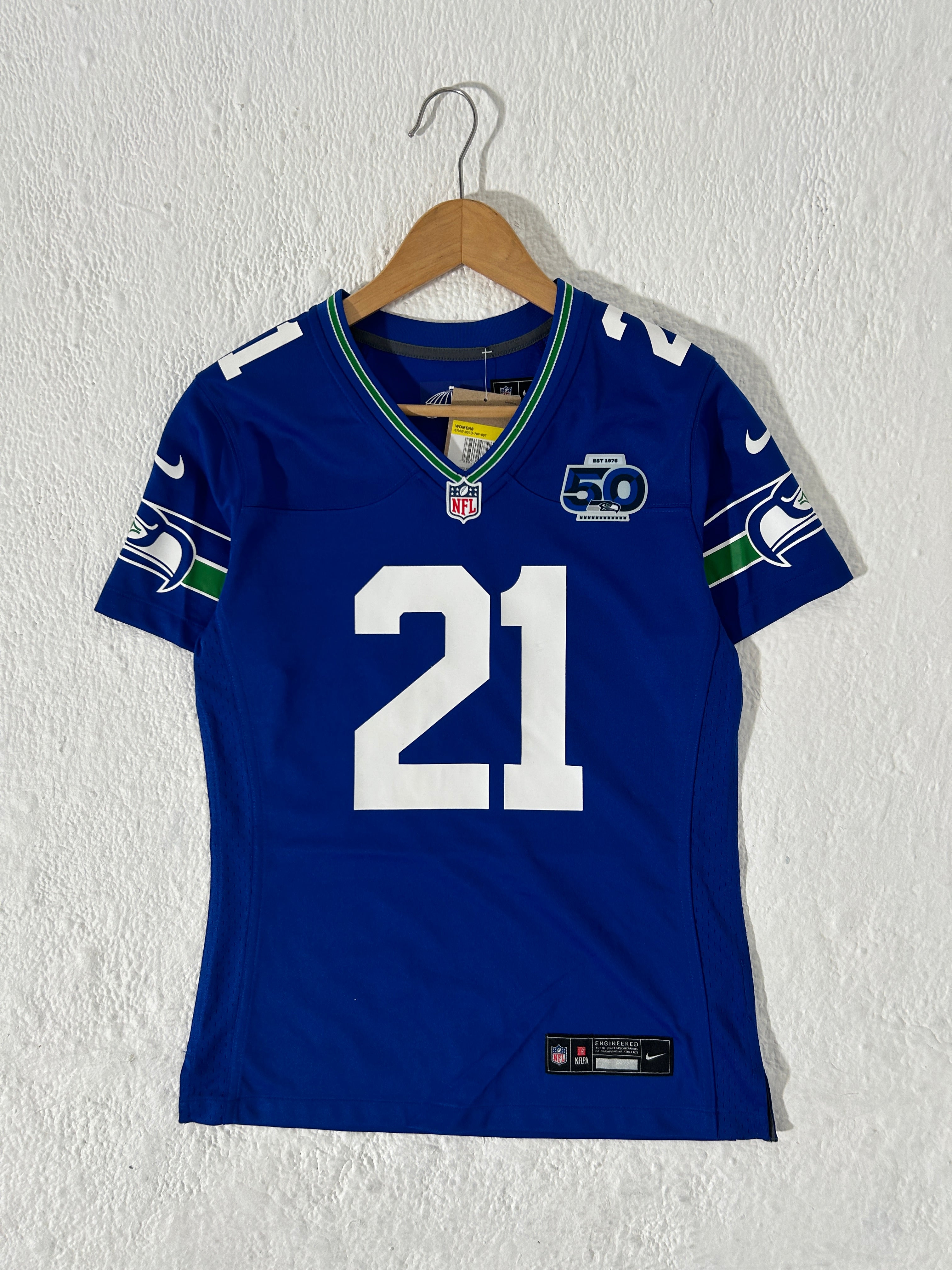 Retro Seattle Seahawks Womens Devon Witherspoon #21 Jersey