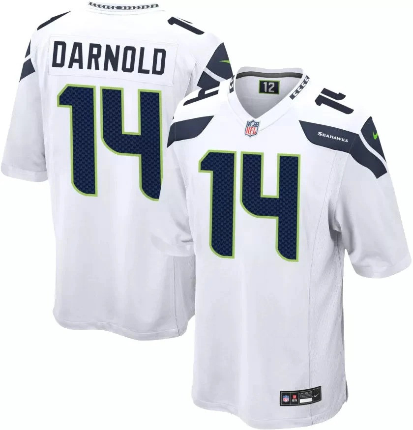Sam Darnold #14 Seattle Seahawks Limited Jersey - White - Edition 2