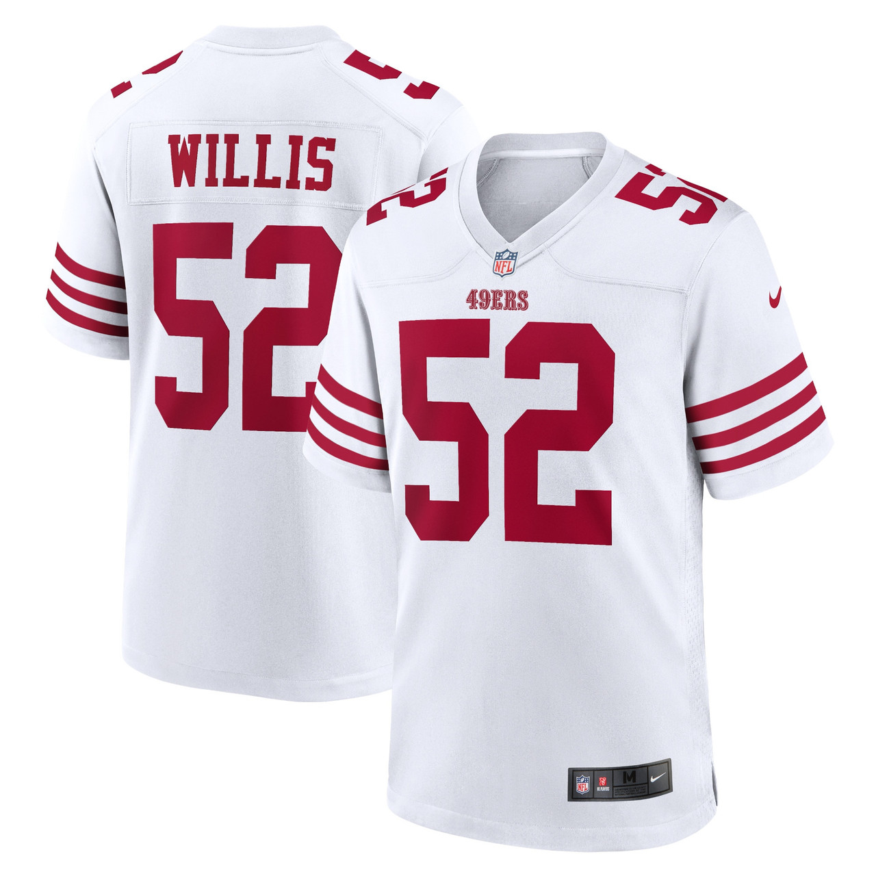 San Francisco 49ers Patrick Willis White Throwback Limited Jersey