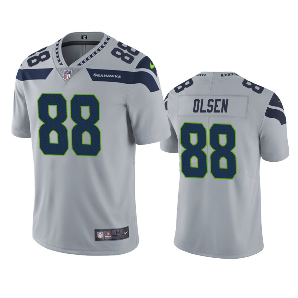 Seattle Seahawks Greg Olsen Gray Limited Jersey