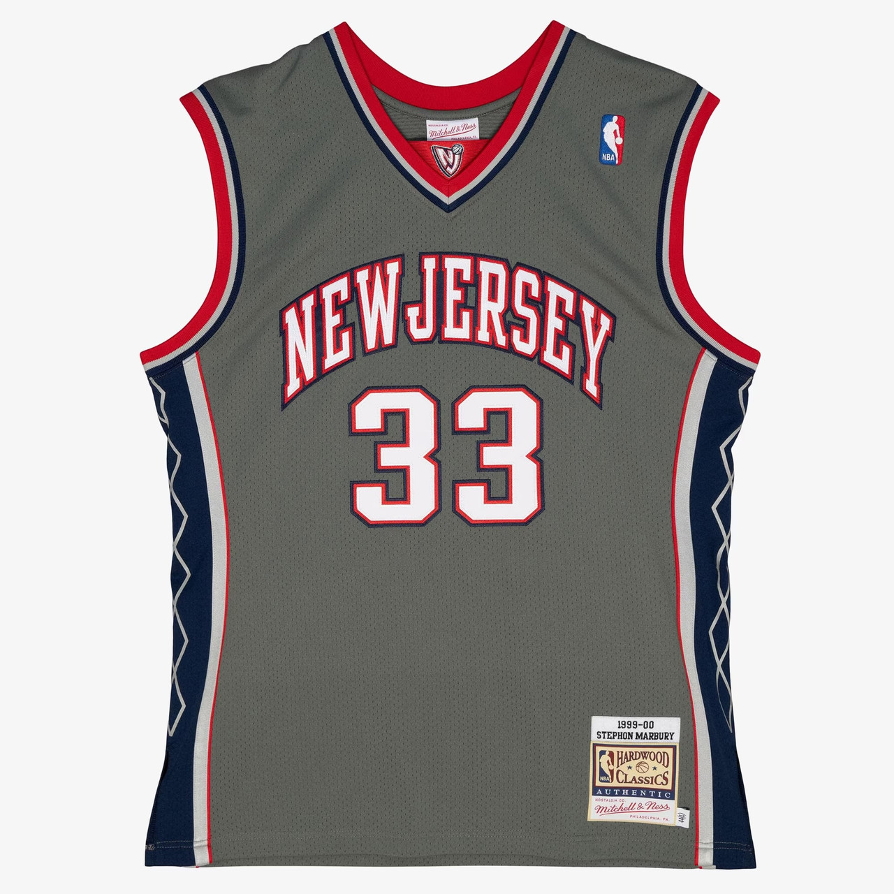 Stephon Marbury New Jersey Nets 1999/00 Jersey - Gray