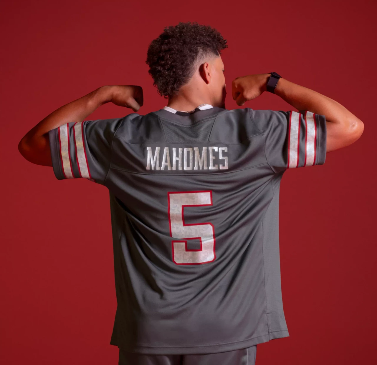 Texas Tech X Mahomes Patrick Mahomes 5 Grey Limited Jersey