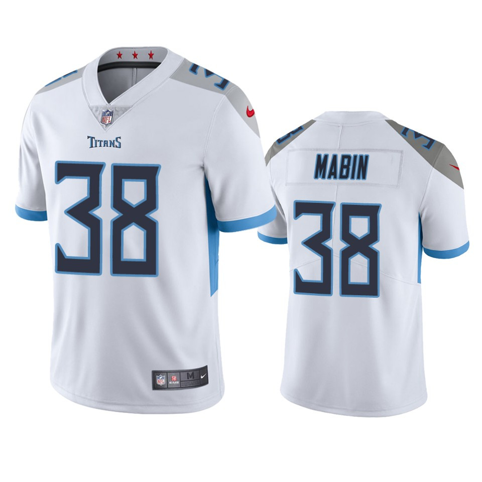 Titans Greg Mabin White Limited Jersey