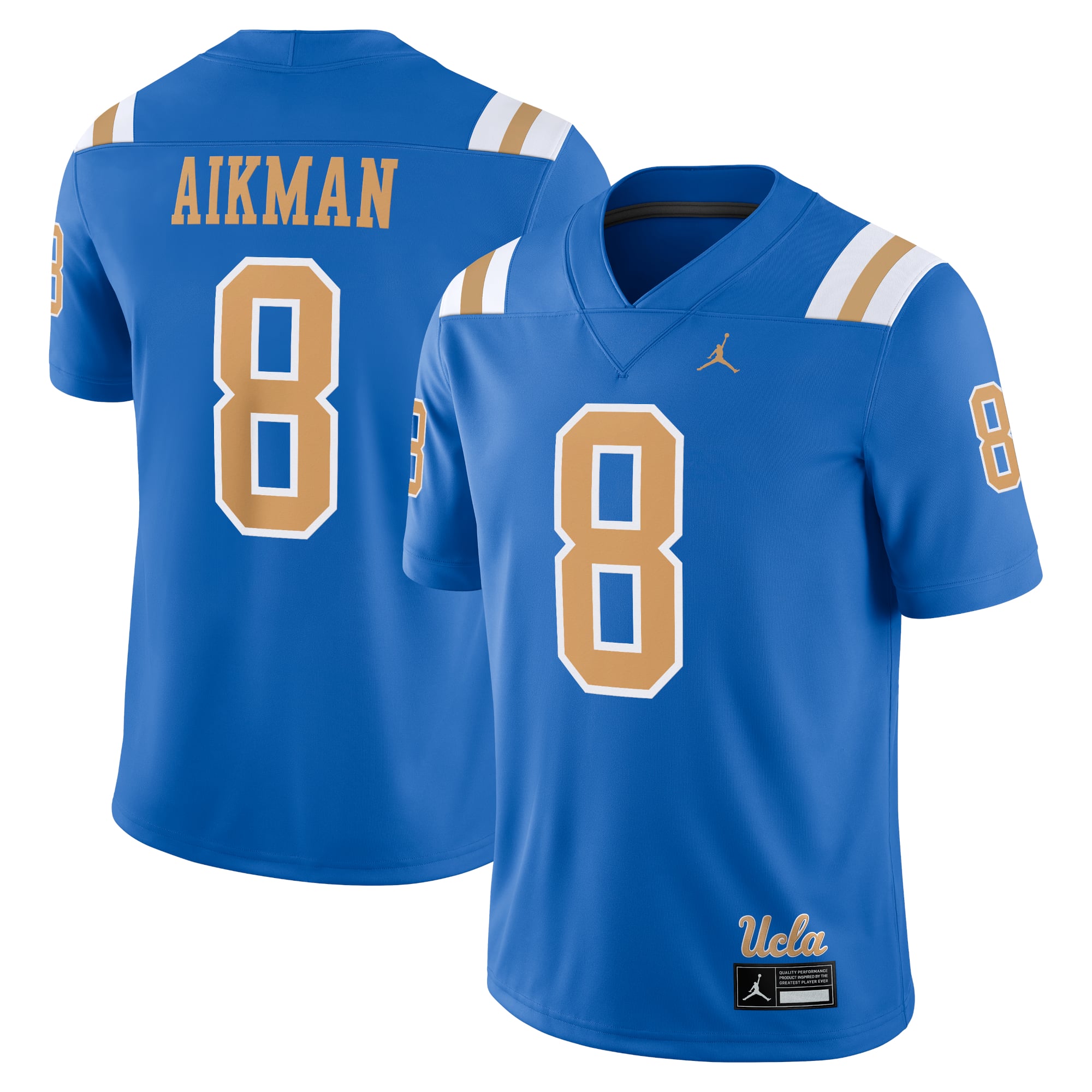 Troy Aikman UCLA Bruins Blue Alumni Player Game Jersey