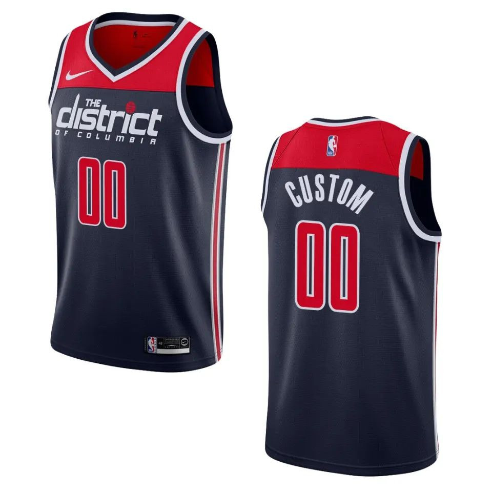 Washington Wizards Navy 2019/20 Custom Swingman Jersey - Statement Edition - Series 2