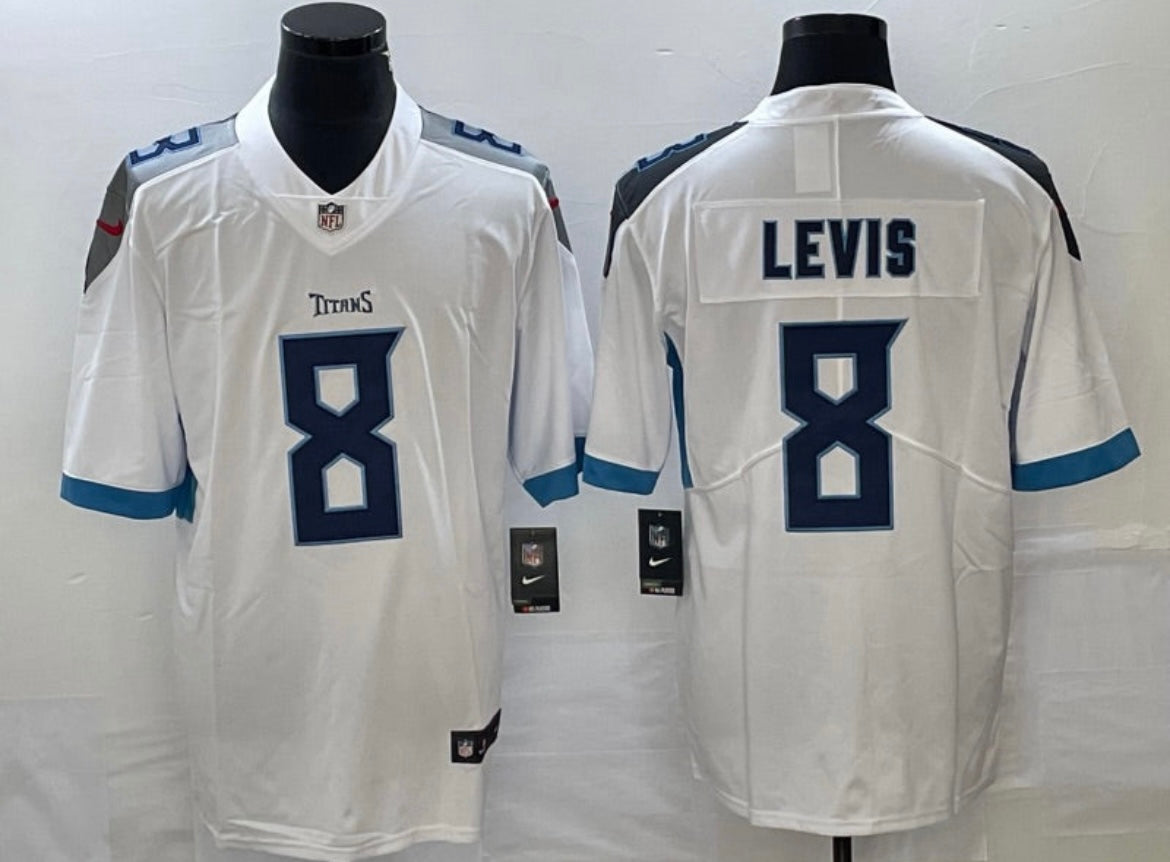 Will Levis Tennessee Titans Jersey white